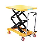 Scissor Lift Car Manufacturer - 150Kg 1000kg Removable Hydraulic Pressure Double Shears Scissor Platform Manual Lift Table