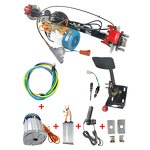 BLDC DC Brushless Motor Manufacturer - 72V 60V 2000W 3000W 4000W Three Rear Axle Controller Electric Rickshaw Car 8mm Shaft 100rpm for Boats