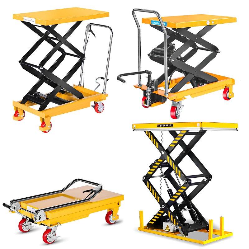 Mini Aerial Work Elevated Scissors Lift Manufacturer - 1m 2m Lifter 350kg 300kg Capacity Warehouse Lift Platform