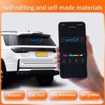 Flexible LED Panel Manufacturer - Full-Color Matrix Digital Poster for Car Advertising Running LED Display