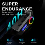 Bluetooth Helmet Manufacturer - Hot Selling Y30 IP65 Waterproof Wireless Headphones LED JL Voice Assistant Rider Earphones