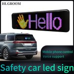 LED Sign Board Manufacturer - Customizable Flexible USB Programmable Digital LED Matrix Panel for Car & Shopping Mall