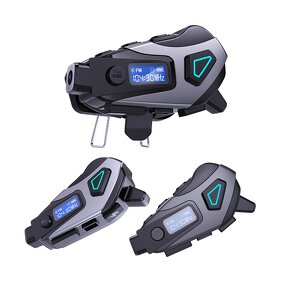 Wireless Helmet Headset Manufacturer - K10 with LED Indicator and JL Chipset for 5.4 IPX-8 Waterproof 1080P Video