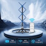 3D Holographic Display Manufacturer - High Tech 62cm Wifi Connected Holographic Fan 3D Hologram Projector for Indoor OEM