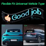 Flexible LED Demon Eye Display Manufacturer - Truck & Car RGB Smart App-Controlled Scrolling Wide Devil Eye Windshield Digital