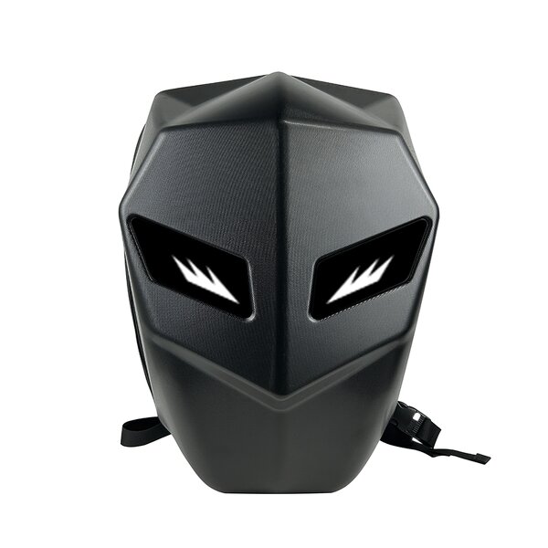 Motorcycle Backpack Manufacturer - Hot Fashion LED Knight for Men Black Waterproof Hard Shell with DIY Display Eyes