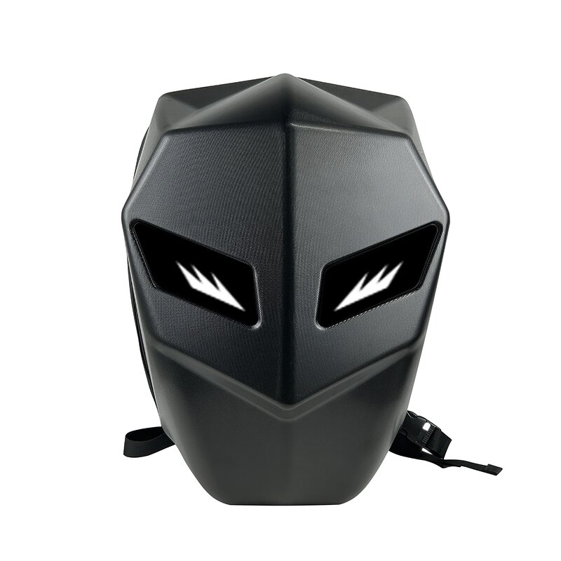 Motorcycle Backpack Manufacturer - Hot Fashion LED Knight for Men Black Waterproof Hard Shell with DIY Display Eyes