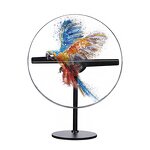 3D Hologram Projector Manufacturer - 30cm Mini Desktop Transparent Protective Cover LED Fan Display Indoor