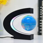 Magnetic Floating Globe Manufacturer - Portable LED World Map Rotating Levitation Illuminated Terrestrial Globe Flottant LED