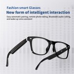 Smart Glasses Manufacturer - Hot Sale E13 BT Answer/Reject Call & Music Control Voice Assistance Remote Camera IP54 Sunglasses