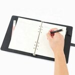 PU Leather Agenda Organizer Manufacturer - A5 Size Built-in Wireless Charger Power Bank for Notebook Diary Planner