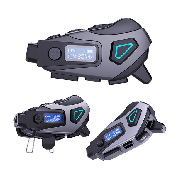 Motorcycle Helmet Manufacturer - 2025 New K10 Wireless JL for 5.4 IPX8 Waterproof FM Radio LCD Display LED Battery Voice Assistant