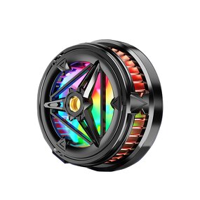 Magnetic Semiconductor Phone Cooler Manufacturer - with RGB & Ring Light Silent Mini Gaming Fan Radiator