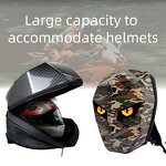 LED Display Backpack Manufacturer - 2024 New Trend Men's Custom Waterproof Hard Shell for Motorcycle Riding Black Knight