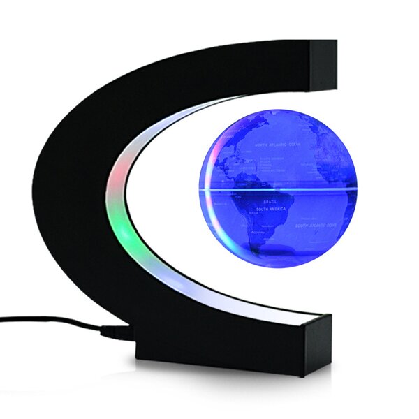 Magnetic Levitation Globe Manufacturer - Portable C-Shape Maglev for Learning & Teaching Home Office Desk Decoration High Rotation