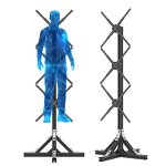 3D Holographic Fan Video Wall Manufacturer - 62cm 1x3 Splicing P62 Indoor 3D Hologram Display for Education OEM