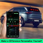 Flexible LED Demon Eye Display Manufacturer - Truck & Car RGB Smart App-Controlled Scrolling Wide Devil Eye Windshield Digital