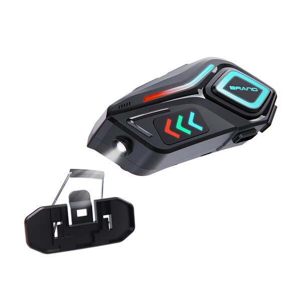 Smart Helmet Headset Manufacturer - New Ambient RGB LED Flashlight K07 Wireless JL for Motorcycle IPX8 Waterproof Voice Assistant