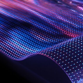 Transparent LED Crystal Film Screen Manufacturer - Customized Full Color Flexible for Indoor Use for Elevators Wayfinding