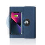 LED Lighting Notebook Manufacturer - Custom Logo 8000mAh Wireless Charging Built-in Power Bank PU Material LI-Polymer Gift Set