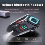 Smart Helmet Headset Manufacturer - New Ambient RGB LED Flashlight K07 Wireless JL for Motorcycle IPX8 Waterproof Voice Assistant