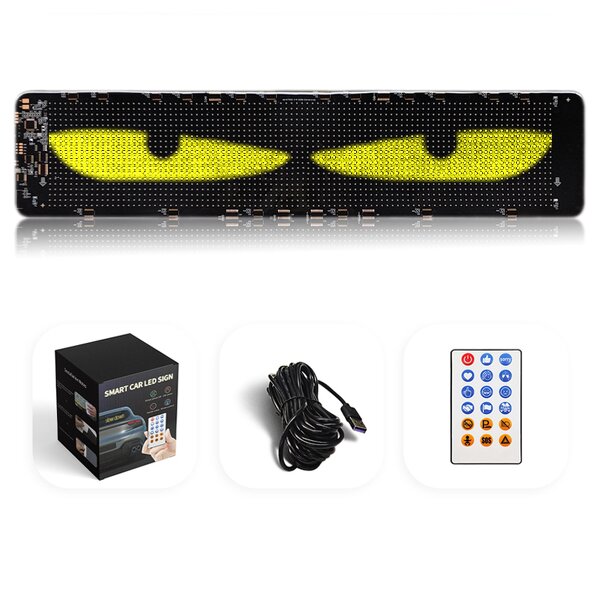 Flexible Car LED Display Manufacturer - Rear Window Electronic Sticker with WiFi Wireless Connection Premium for Vehicles