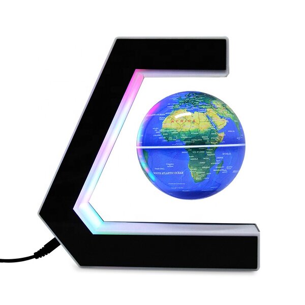 Magnetic Levitation Floating Globe Manufacturer - Portable Colorful LED World Map Display for Home & Desktop Geography Teaching
