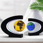 Magnetic Levitation Floating Globe Manufacturer - Portable Eco-Friendly Office World Map Decoration C-Shape US EU UK AU Electronic