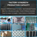 Holographic LED Fan Manufacturer - Small 30cm Christmas Desktop Indoor Advertising Display Projector with Case OEM