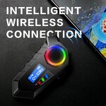 Bluetooth Helmet Manufacturer - Hot Selling Y30 IP65 Waterproof Wireless Headphones LED JL Voice Assistant Rider Earphones