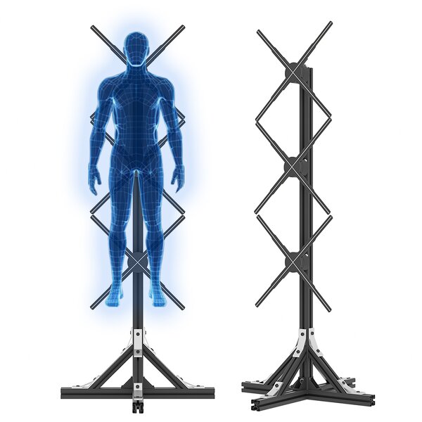 Holographic Display Manufacturer - Wholesale New 4 Blades 1*3 50cm Spinning 3D Projector Fan for Indoor Education