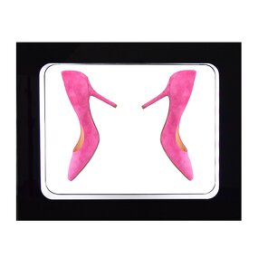 Magnetic Levitating Display Rack Manufacturer - Fashionable Double Shoes for Trade Show Stands Levitation Device