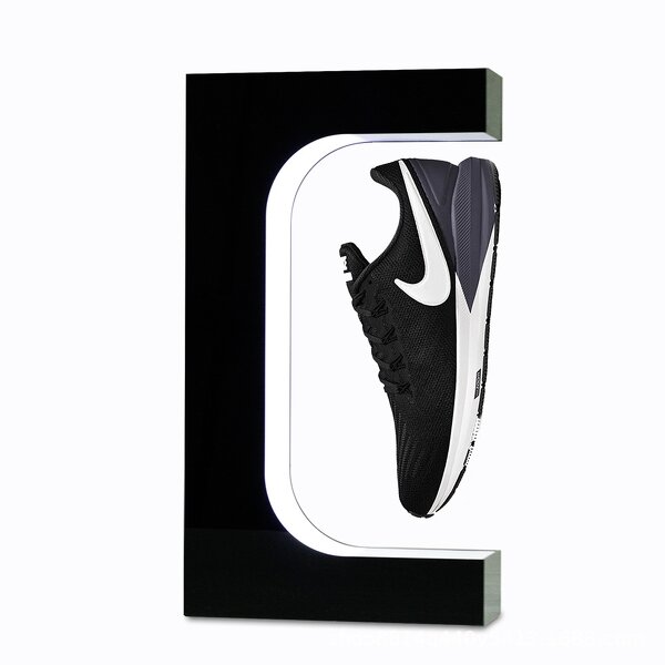 Magnetic Floating Shoes Display Manufacturer - Fashion Levitating Stand Shop Display for Fancy Shoes with LED Lighting Racks