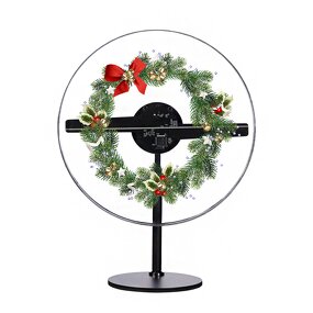 3D Hologram Projector Manufacturer - 30cm Advertising Display Fan with Protective Cover 256pcs LED Indoor Use OEM