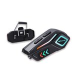 Wireless LED Headphones Manufacturer - K07 RGB Lighting for 5.4 IPX-8 Waterproof Earphones Voice Assistant for Motorcyclists