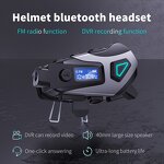 Helmet Camera Manufacturer - Wholesale Custom K10 5.4 Bluetooth IPX6 Waterproof FM Radio for Motorcycles Outdoor Riding