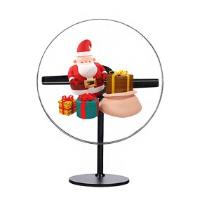 Holographic Display Manufacturer - 2025 Christmas Decoration 3D Fan Table 30 32cm Indoor for Education OEM