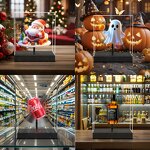 Hologram Gift Display Manufacturer - Mini Table Type High Resolution 3D Hologram Projector Fan Advertising Equipment