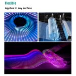 Flexible LED Film Screen Manufacturer - Great Wall PCB Board Transparent Indoor Soft Curved Curtain for Retail Store Mall