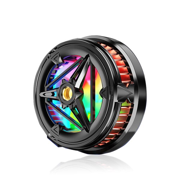 Phone Radiator Manufacturer - X18 Portable with Magnetic Air Cooling and Fan Gaming Back Cooler Features Ring Light