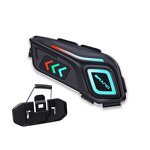 Wireless LED Headphones Manufacturer - K07 RGB Lighting Waterproof BT Earphones for Sports Motorcycle Helmet Riders