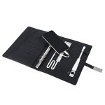 Business Planner Notebook Manufacturer - A5 with LED Reading Lamp PU Cover USB Flash Drive Power Bank Wireless Charging 10W