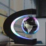 Magnetic Levitating Floating Globe Manufacturer - Portable Eco-Friendly C-Shape World Earth Map Rotating