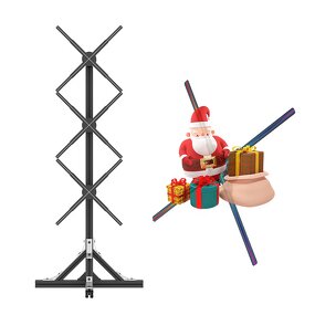 3D Hologram Projector Manufacturer - 1X3 Indoor Christmas Hologram Display Fan with Wifi App OEM Holographic Fans