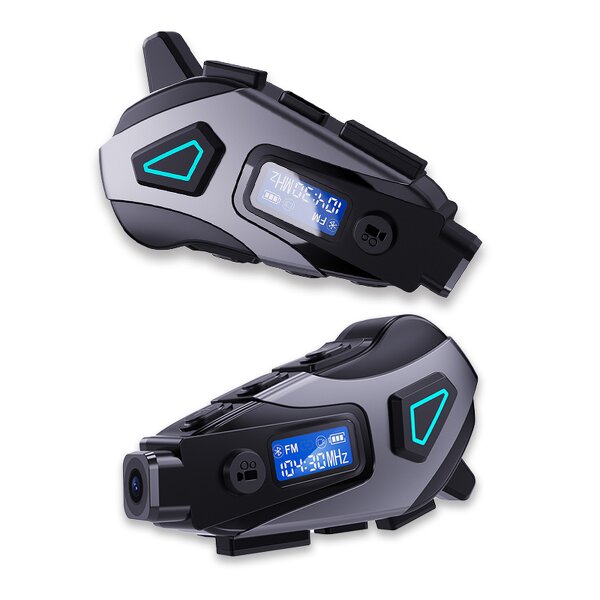Motorcycle Helmet Headset Manufacturer - K10 Waterproof IPX6 1080P Wireless Video/Photo/WiFi Access LED JL Hands-Free Voice