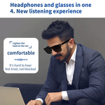 Smart Wireless Sunglasses Manufacturer - Factory Price E13-C Headphones Audio Headsets Music-call Glasses Auriculares Open Earbuds