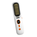 Cordless Hair Straightener Brush Manufacturer - New Portable Wireless Infrared Heated Comb with Digital LCD Display