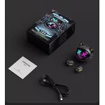 Wireless Headphones Manufacturer - Best Selling ONIKUMA T20 Unique Design Rotate-face Low Latency In-ear TWS Sports White