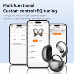 AI Translator Earbuds Manufacturer - Ear-hooks ANC Noise Reduction Low Latency Magnetic Charging Digital Show Wireless Headphones