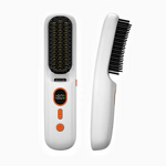 USB Hair Straightening Comb Manufacturer - 2-in-1 Rechargeable with Negative Ion Portable Heated Hair Styler for Outdoor and Hotel